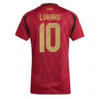 Belgien Romelu Lukaku #10 Replika Hemmatröja Dam EM 2024 Kortärmad